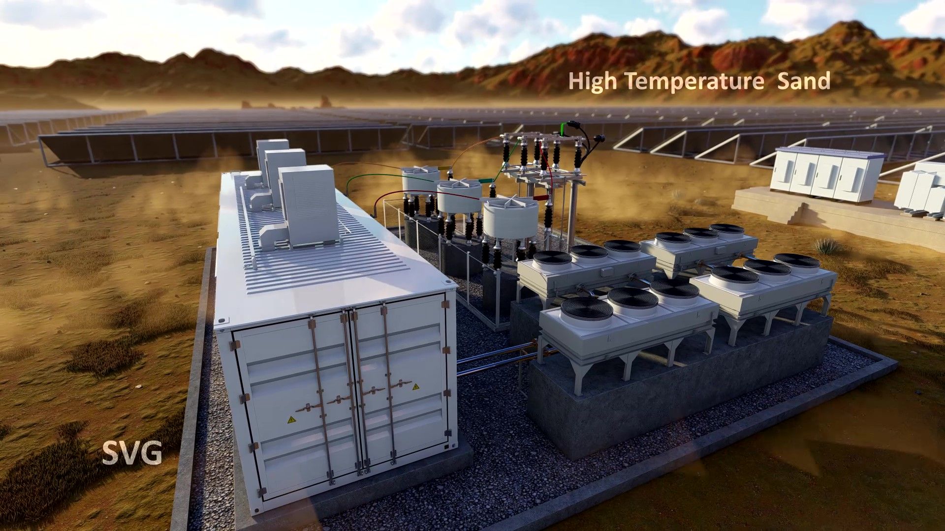 Sinopak 6kV extérieur refroidi à l&#39;eau SVG pour transformateur redresseur